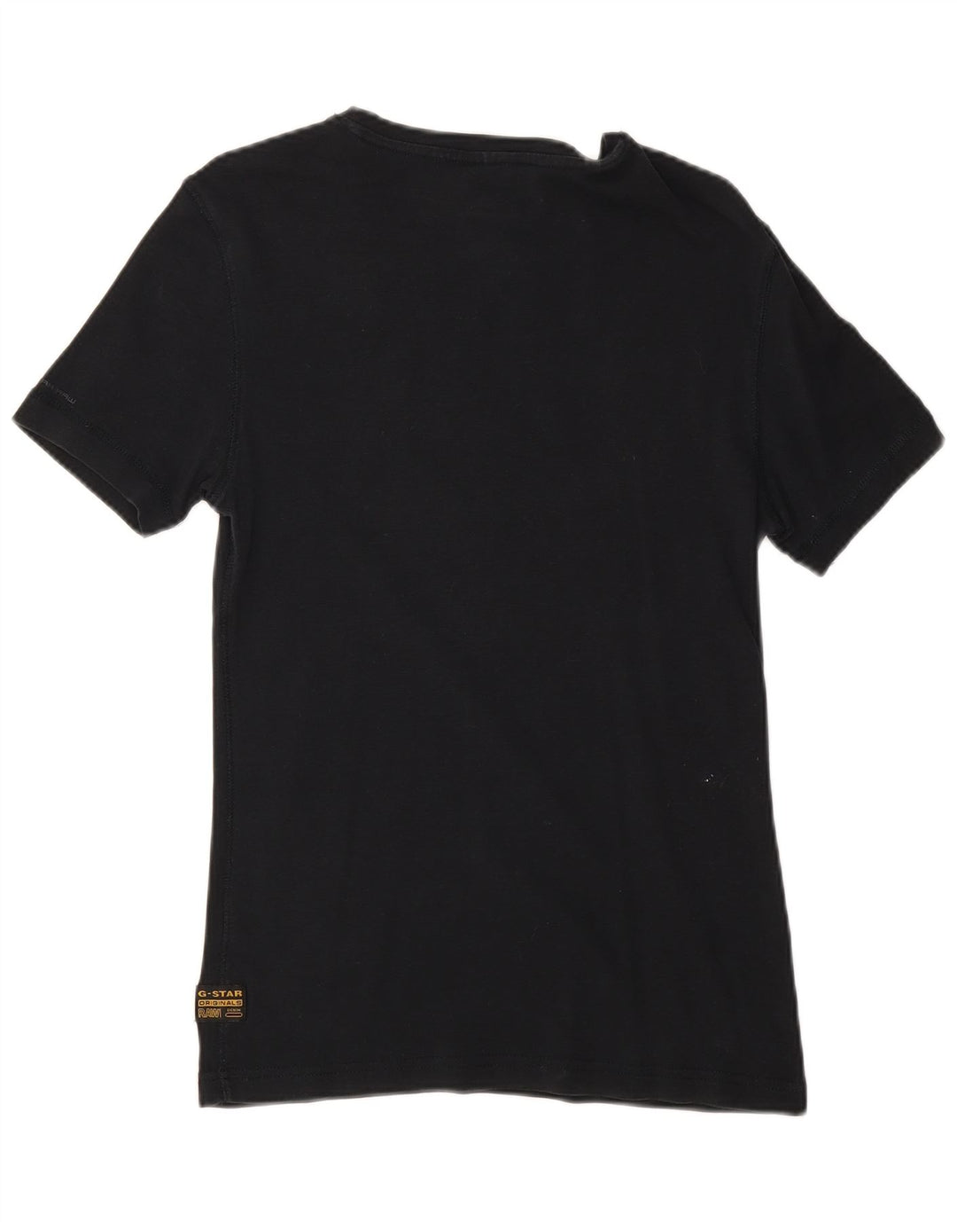 G-Star Dame Grafisk T-Shirt Top UK 12 Medium Navy Blue