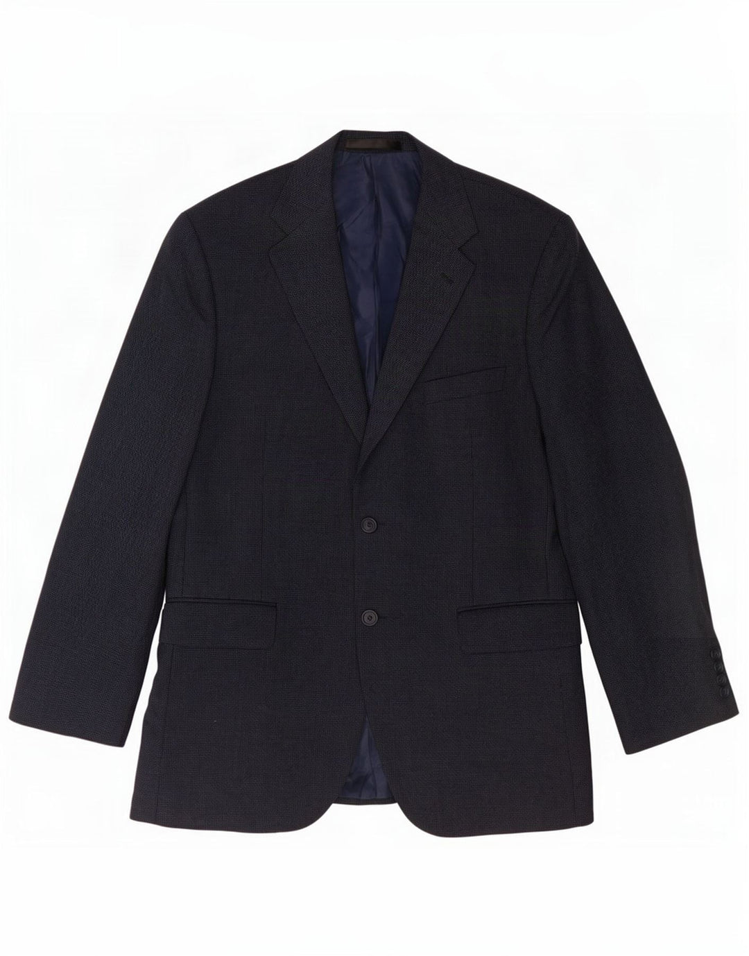 Marks & Spencer Herre 2-knaps blazerjakke UK 42 Large Navy Blue New Wool