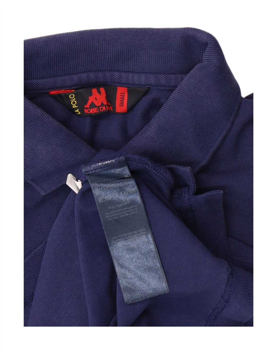 KAPPA Mens Polo Shirt Small Navy Blue Cotton