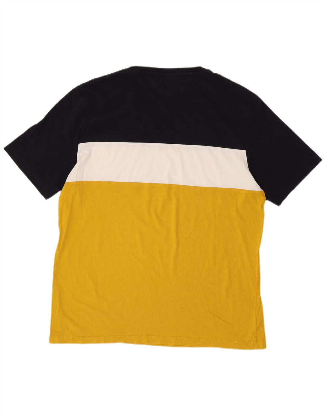 ZARA Mens T-Shirt Top XL Multicoloured Colourblock