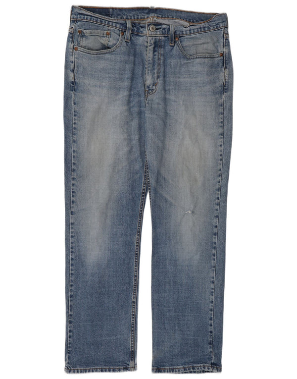 Levi's Herre 514 Straight Jeans W33 L30 Blå Bomuld