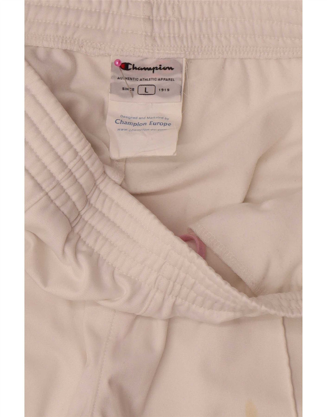 Champion Womens træningsdragt Bukser UK 14 Large White Polyester