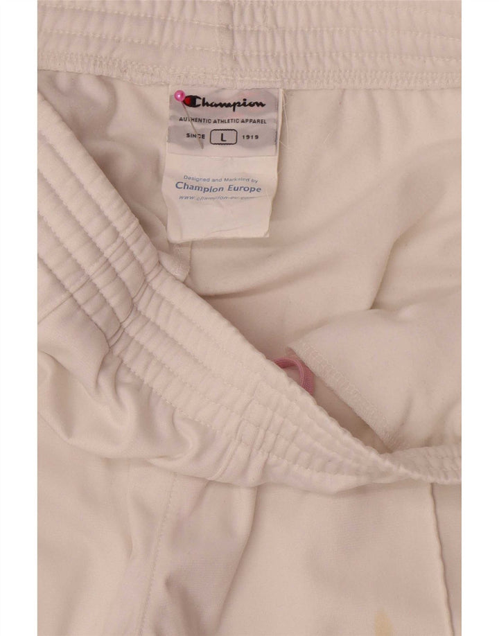 Champion Womens træningsdragt Bukser UK 14 Large White Polyester