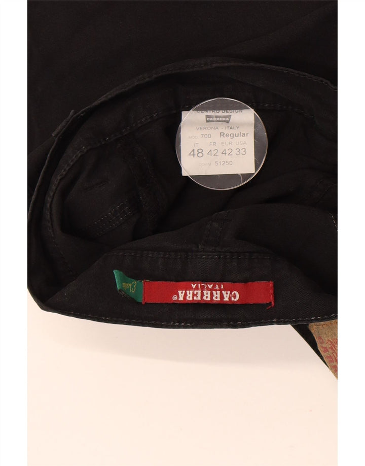 Carrera Herre Casual Shorts IT 48 Medium W30 Sort Bomuld