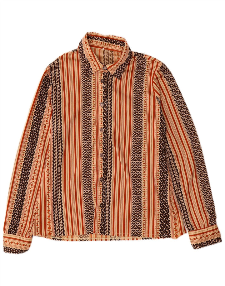 VINTAGE Dameskjorte IT 50 XL Beige Stribet