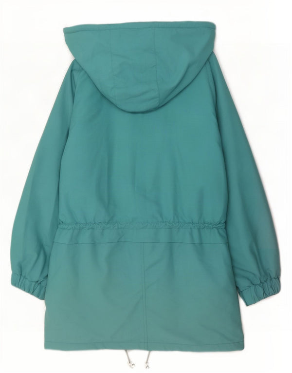 C&A Dame Hætte Oversized Windbreaker Frakke EU 36 Small Turkis