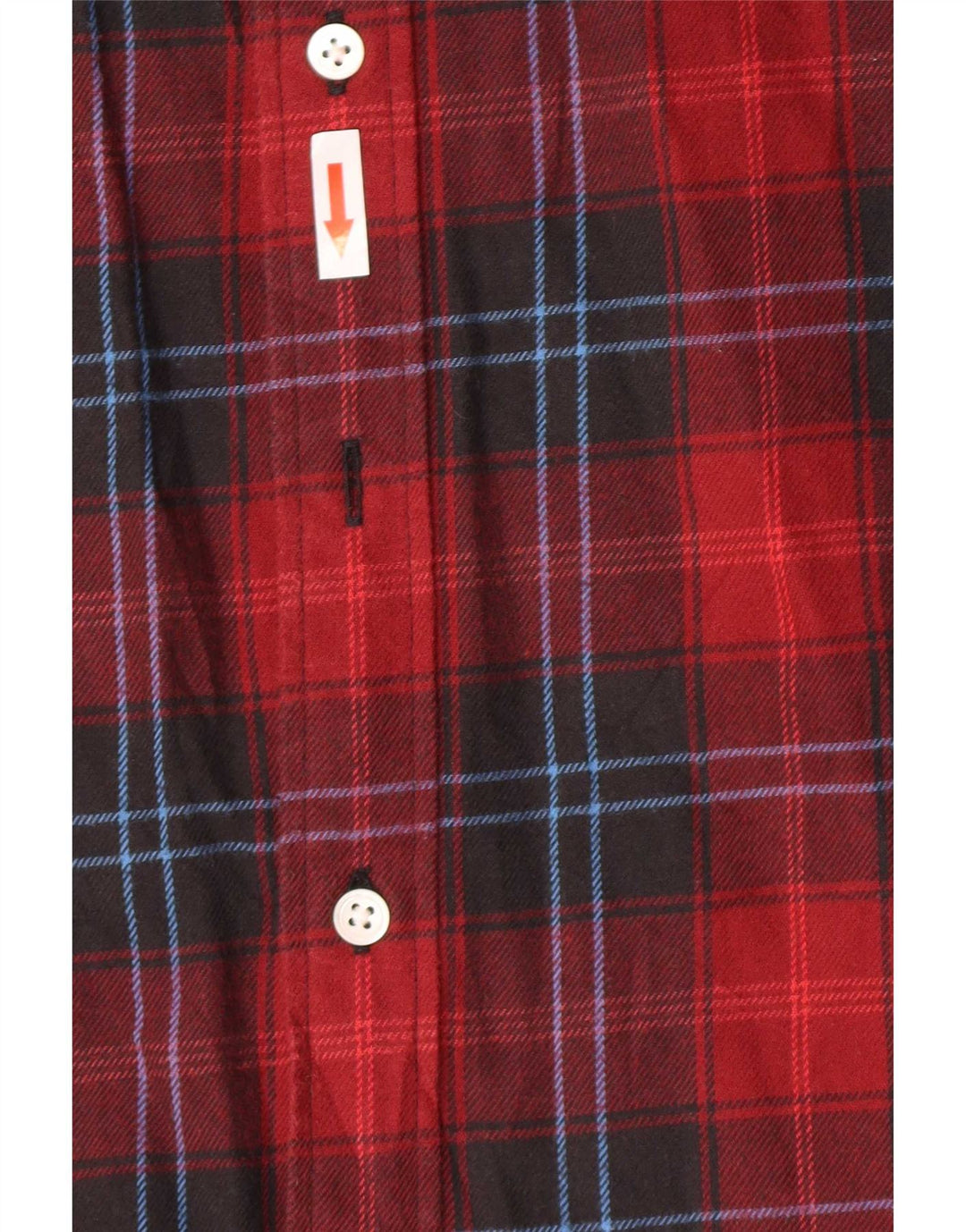 Levi's herre flannelskjorte stor rød ternet bomuld