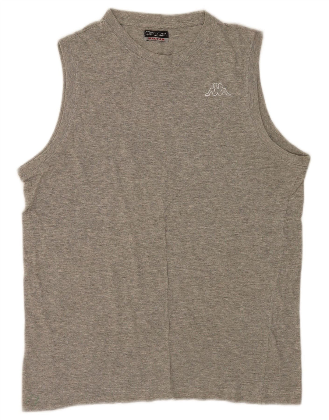 Kappa Herrevest Top Medium Grey Flecked Bomuld