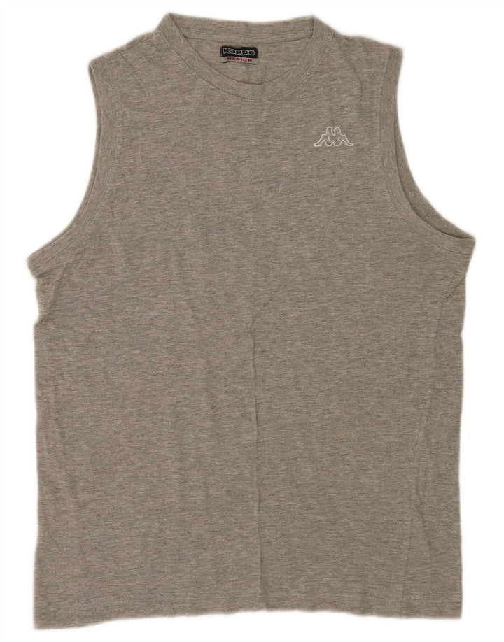 Kappa Herrevest Top Medium Grey Flecked Bomuld