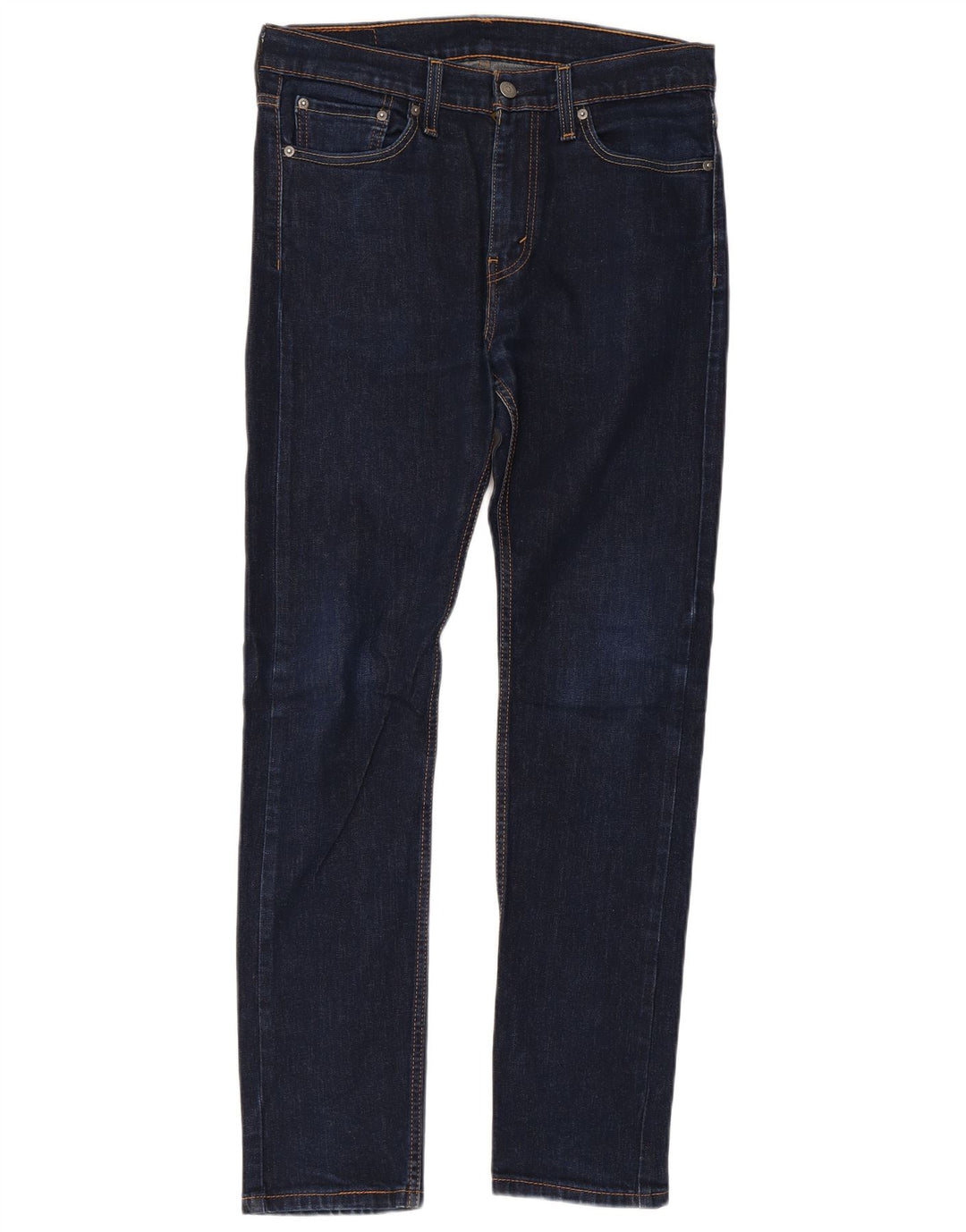 LEVI'S Mens 510 Skinny Jeans W32 L32 Navy Blue Cotton Vintage Levi's and Second-Hand Levi's from Messina Hembry 