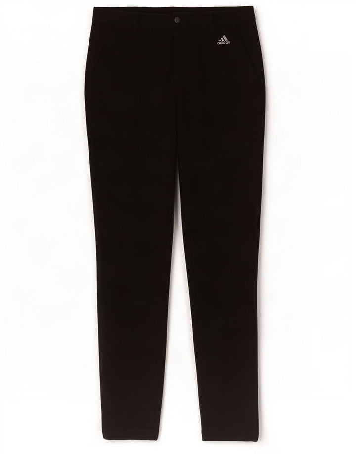 Adidas Herre Slim Chino Bukser W32 L34 Sort Polyester