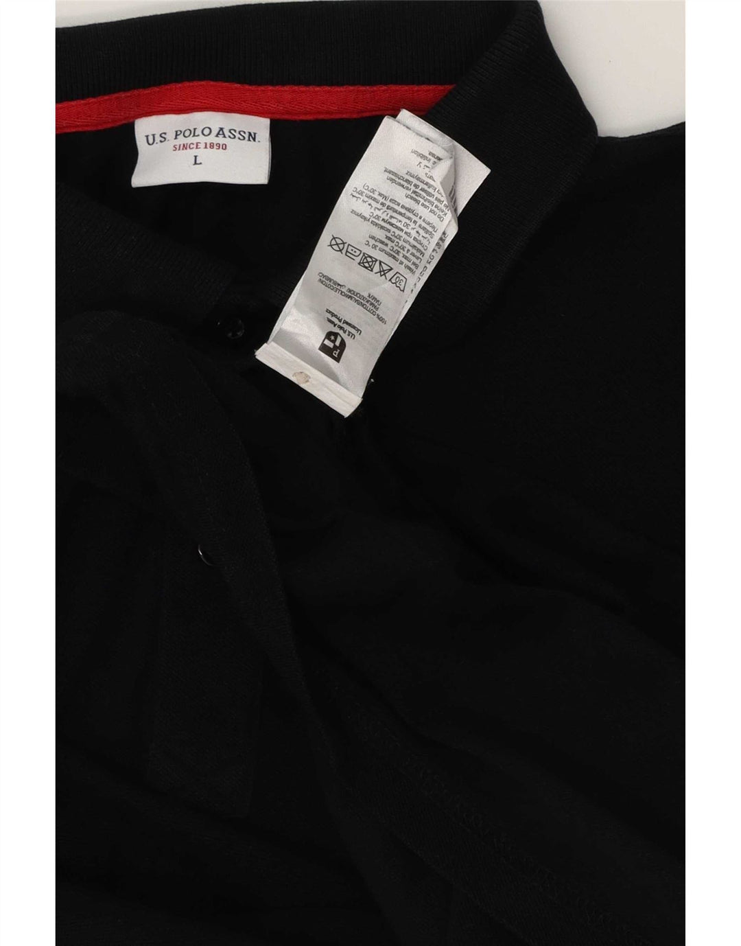 U.S. Polo Assn. Herreskjorte stor sort bomuld