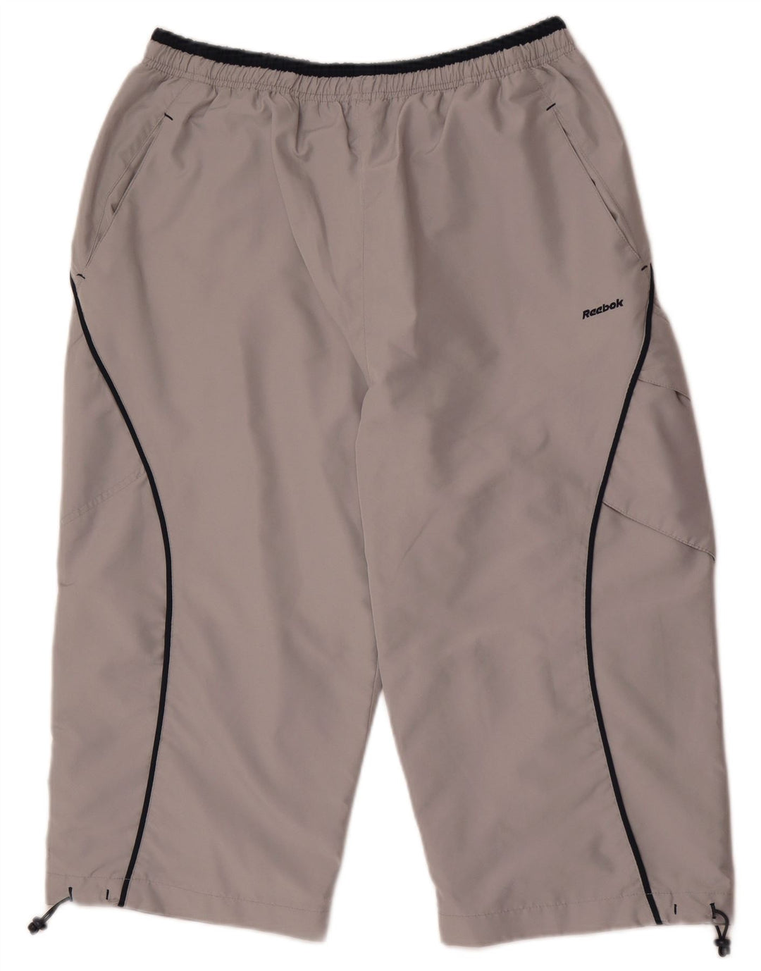 Reebok Herre Bermuda Sportshorts Store Grå Polyester