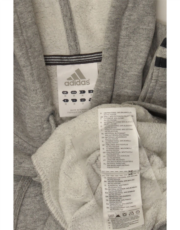 Adidas Herre hættetrøje Jumper Medium Grey Flecked Bomuld