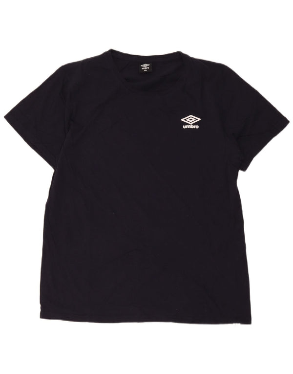Umbro Herre T-Shirt Top 2XL Marineblå Bomuld