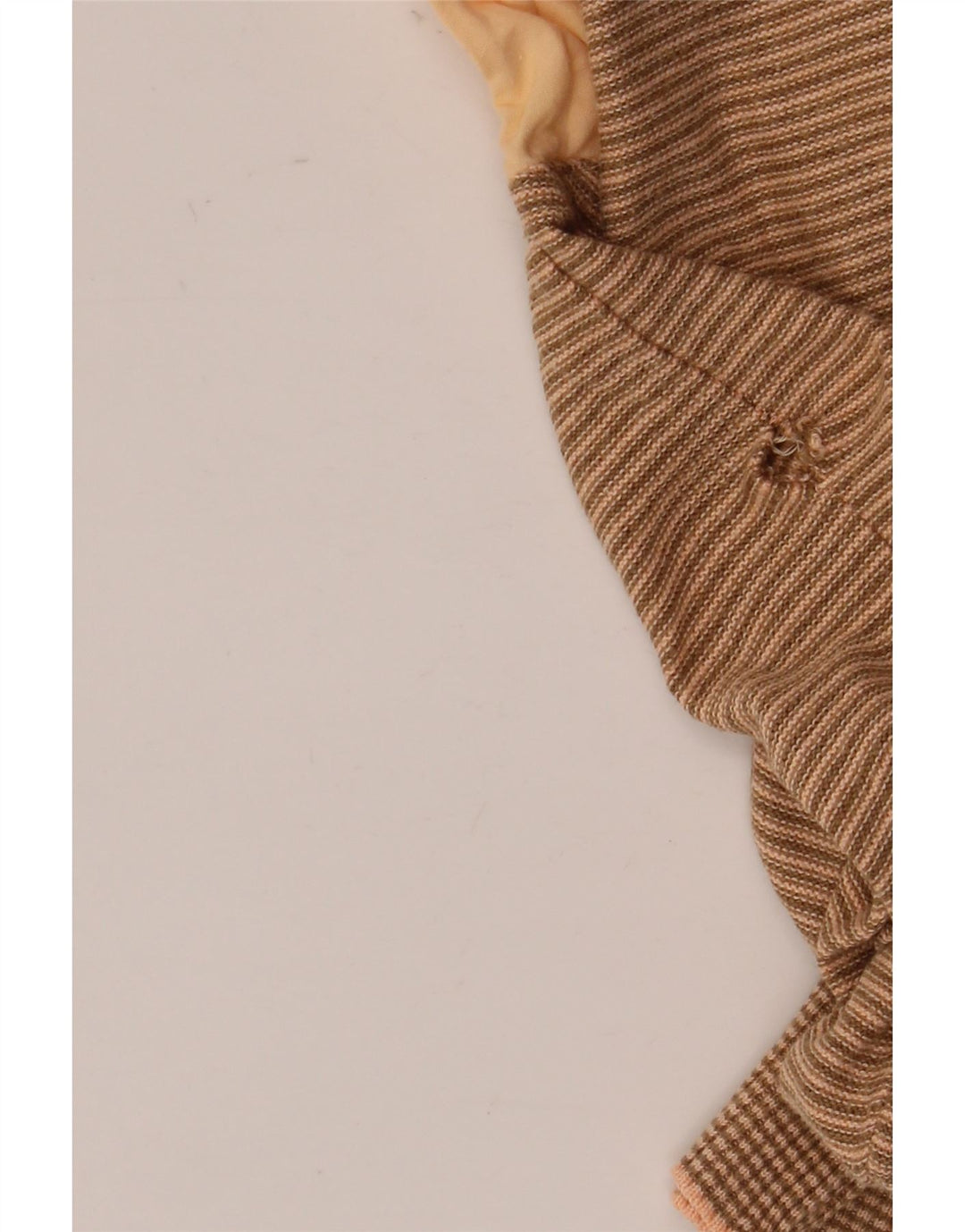 Donny & Max herre poloshirt XL brun stribet bomuld