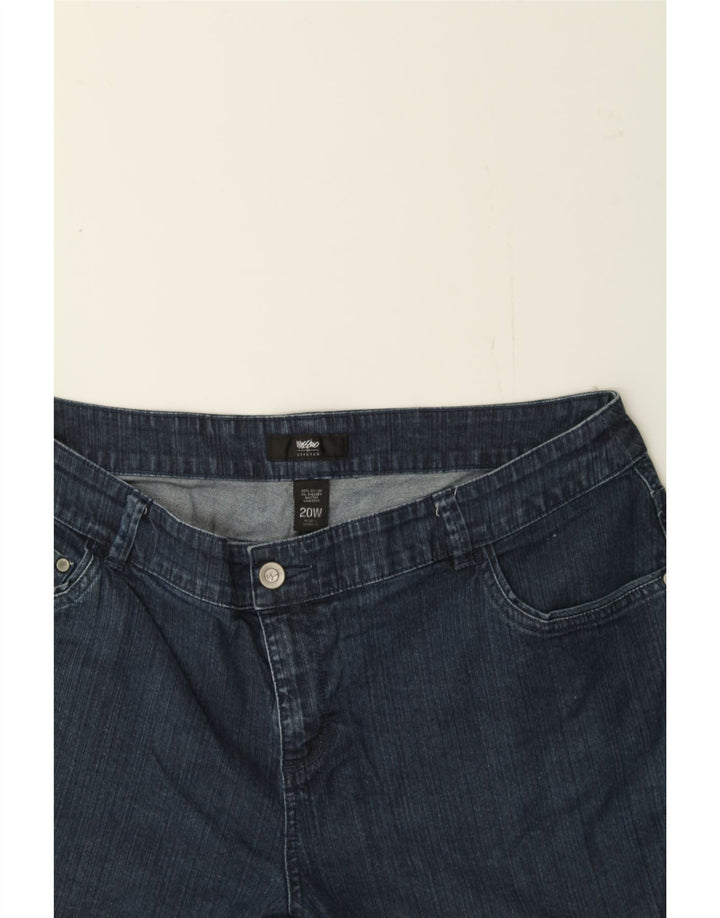 MOSSIMO Womens Denim Shorts US 20 3XL W40 Navy Blue Cotton Vintage Mossimo and Second-Hand Mossimo from Messina Hembry 