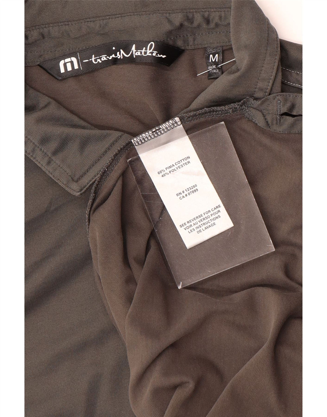 TRAVIS MATHEW Poloshirt til mænd mellemgrå bomuld