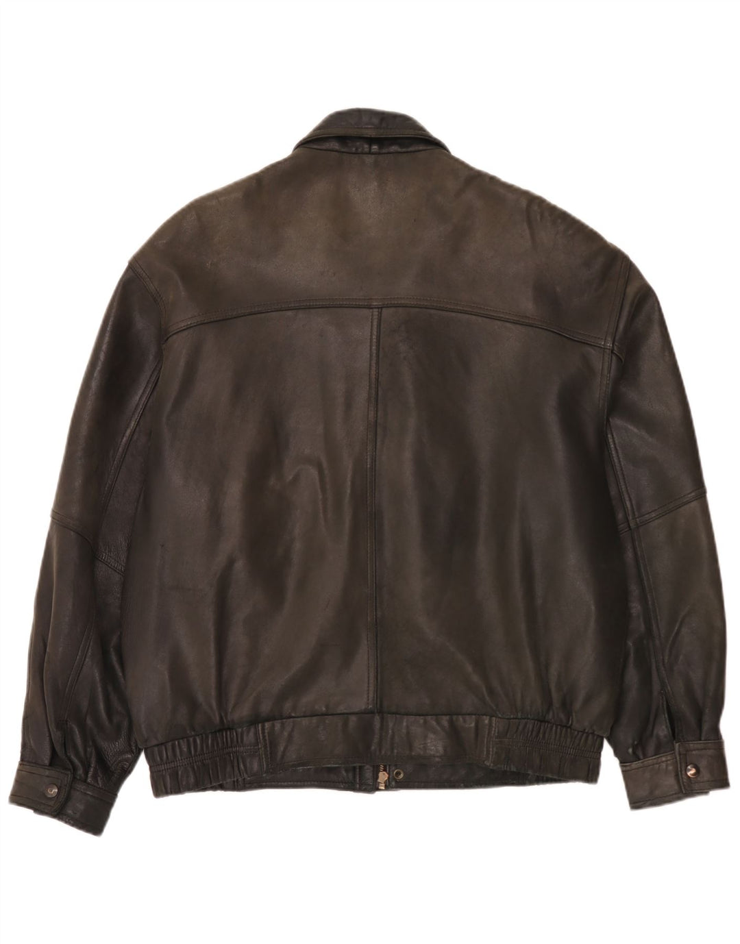 Itallo Herre Læderjakke UK 40 Large Sort