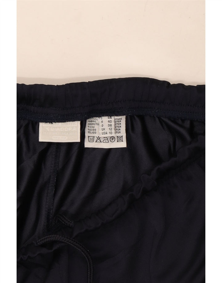 DIADORA Træningsdragt bukser til kvinder UK 12 Medium Navy Blue Polyester