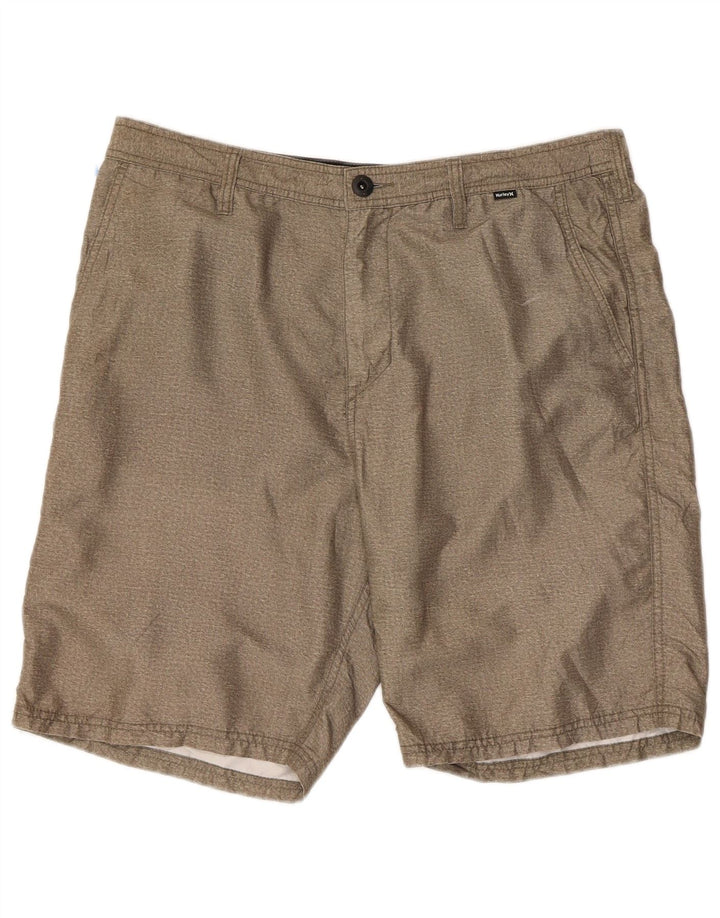 Hurley Herre Chino Shorts W34 Large Khaki Polyester