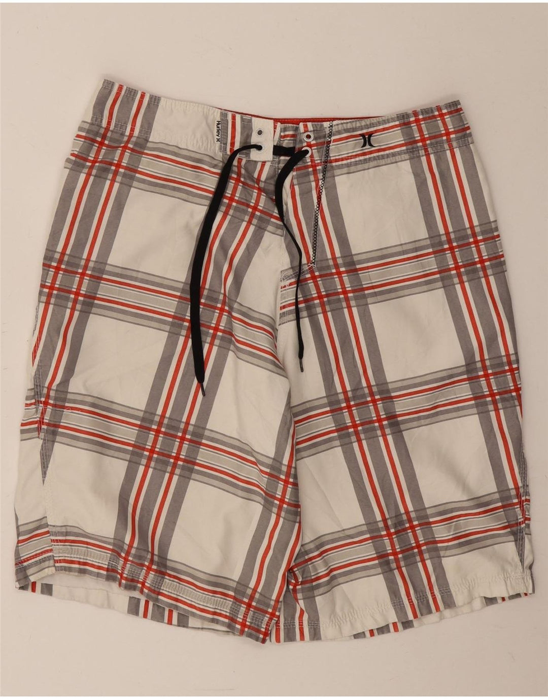 Hurley Herre grafiske svømmeshorts Store hvidternede polyester