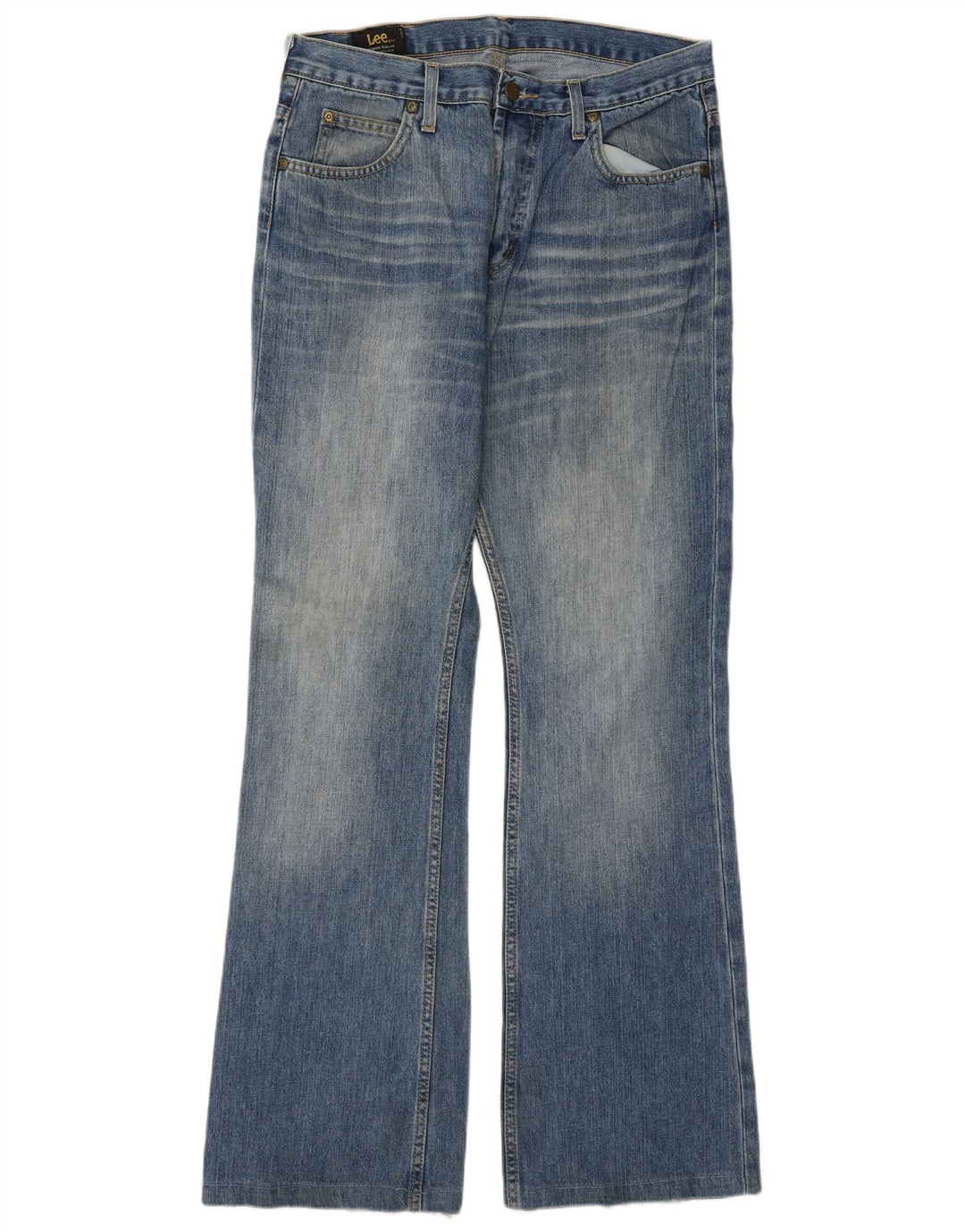 LEE Herre Denver Bootcut Jeans W32 L34 Blå Bomuld