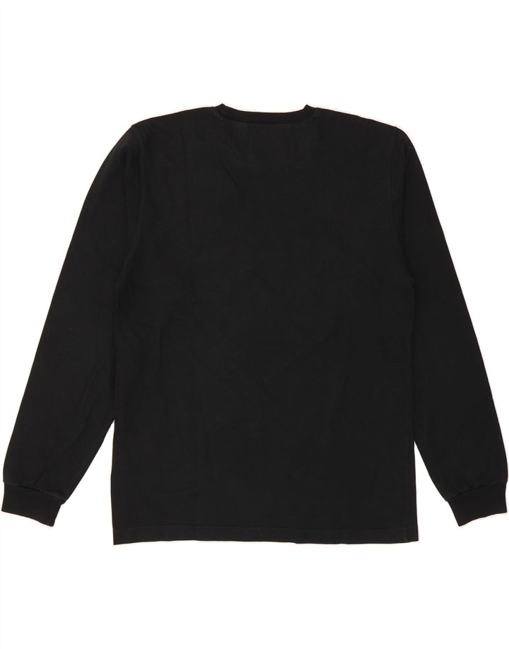 CHAMPION Mens Graphic Top Long Sleeve Medium Black Cotton Vintage Champion and Second-Hand Champion from Messina Hembry 