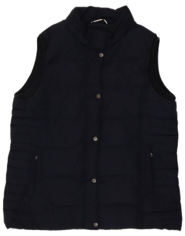 Besætningstøj Dame almindelig vest UK 16 Stor marineblå polyester