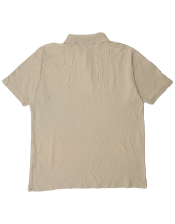 Kappa herre poloshirt XL hvid bomuld