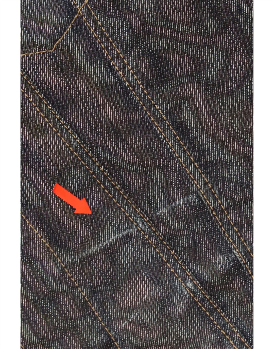 Gas Dame denimjakke UK 18 XL Marineblå Bomuld