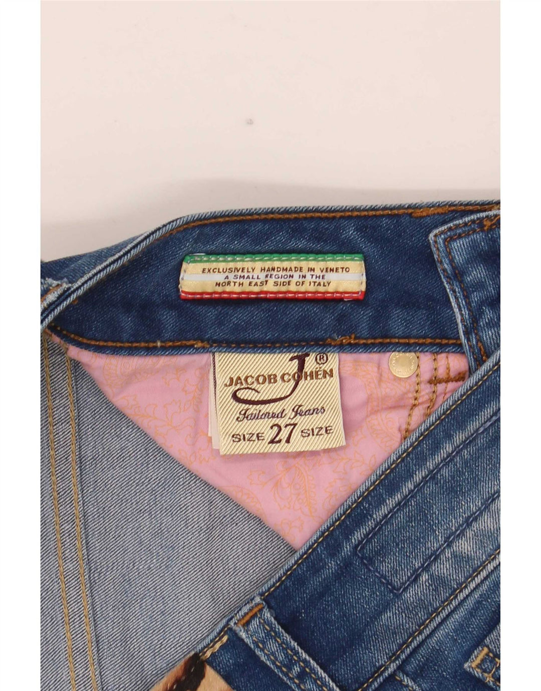 Jacob Cohen Dame Slim Jeans W27 L32 Blå Bomuld