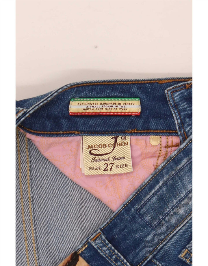 Jacob Cohen Dame Slim Jeans W27 L32 Blå Bomuld