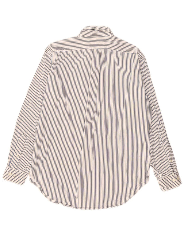 Ralph Lauren Herre Classic Fit skjorte størrelse 15 1/2 Medium White Pinstripe