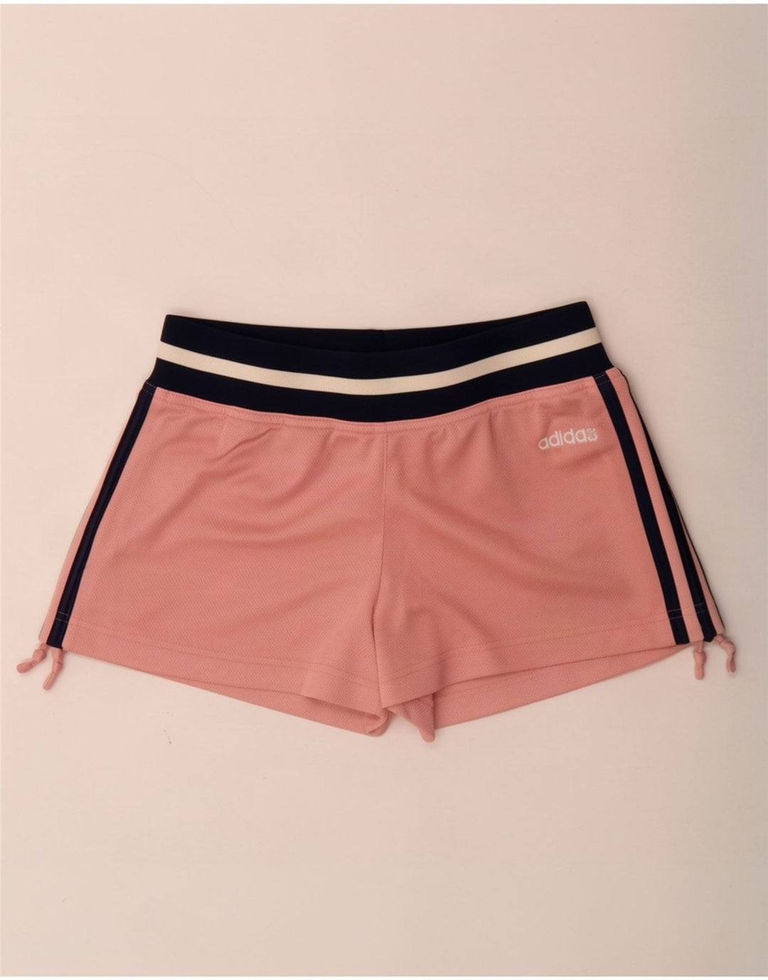 Adidas Sportsshorts til kvinder UK 12 Medium Pink Colourblock Polyester