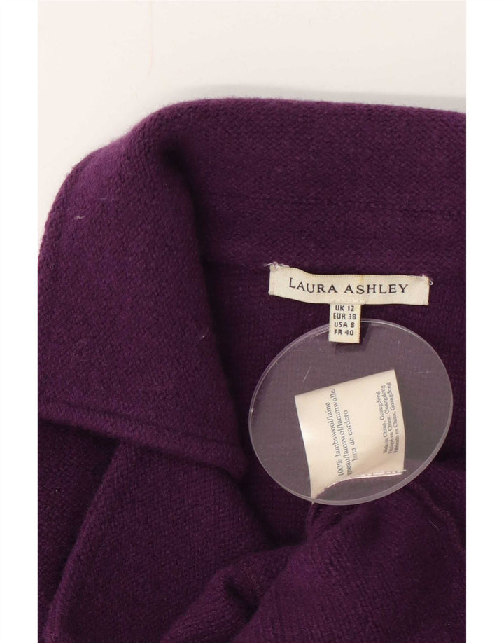 Laura Ashley Dame 3 Button Blazer Jacket UK 12 Medium Purple Lammeuld