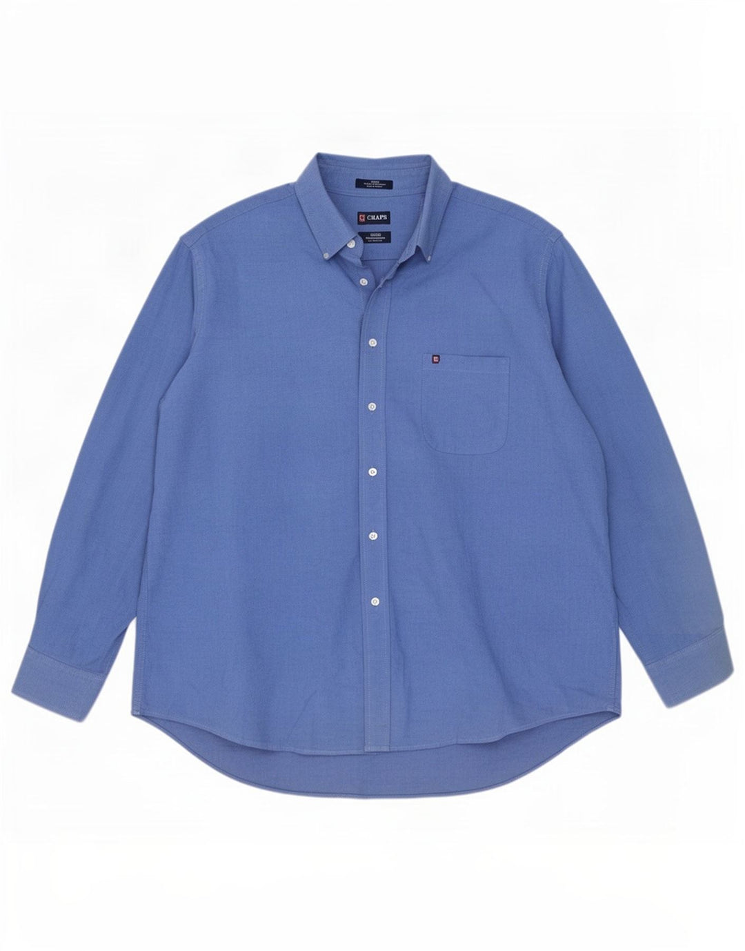 Chaps Herre Oxford skjorte str. 17 1/2 XL Blå Bomuld
