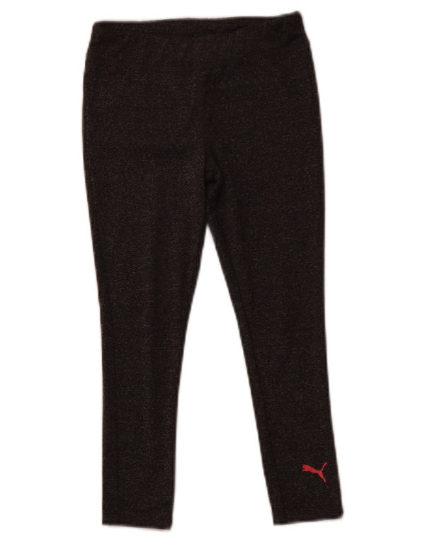 PUMA Pige Leggings 4-5 år Grå Flecked Polyester