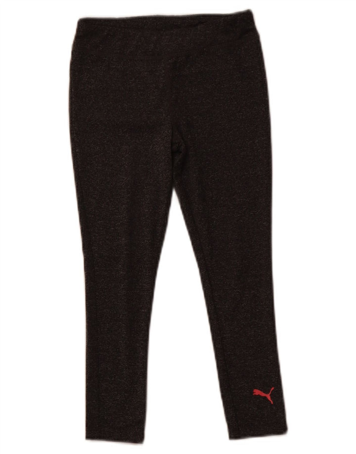 PUMA Pige Leggings 4-5 år Grå Flecked Polyester