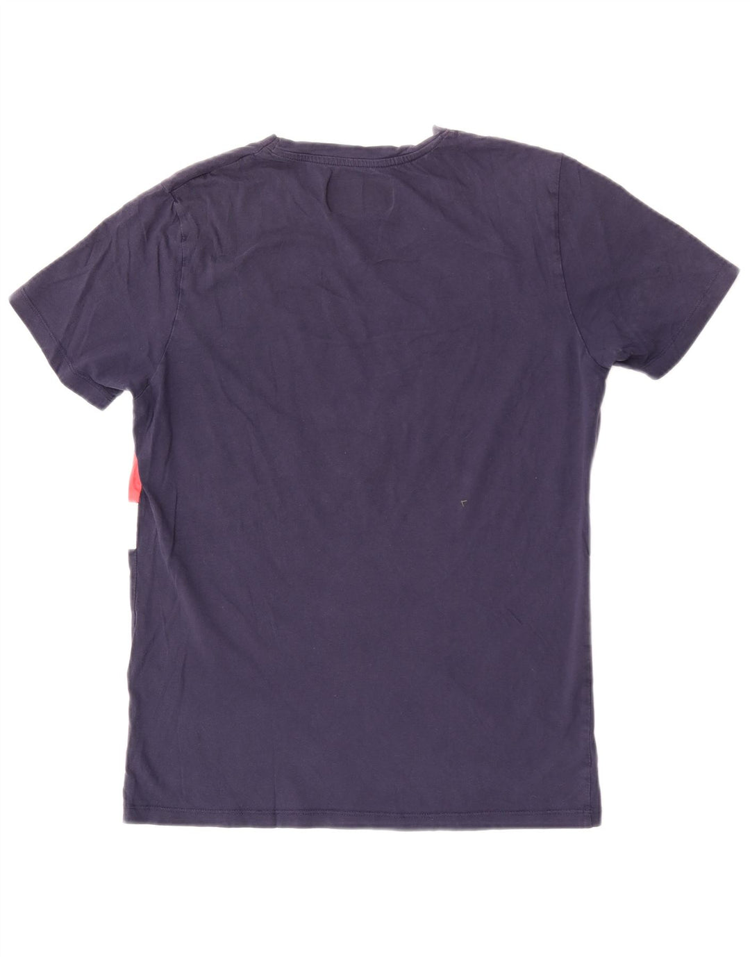 Jack & Jones Herre grafisk T-shirt Top Stor marineblå farveblok