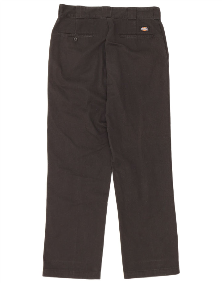 Dickies Straight Chino bukser til mænd W33 L32 Sort polyester