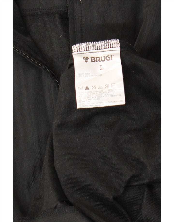 Brugi Herre Tracksuit Top Jakke Large Sort Polyester