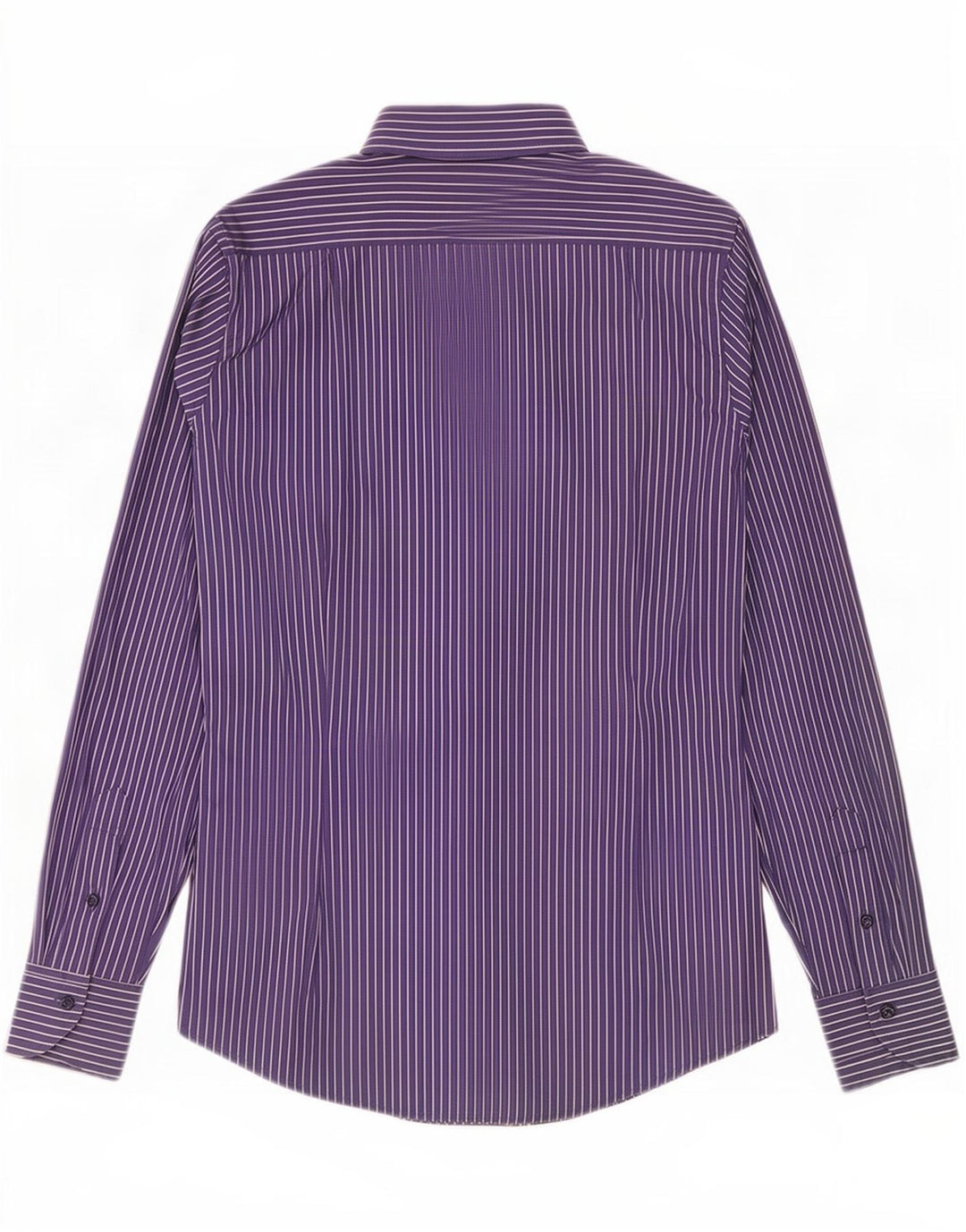 Benetton herreskjorte medium marineblå nålestribe