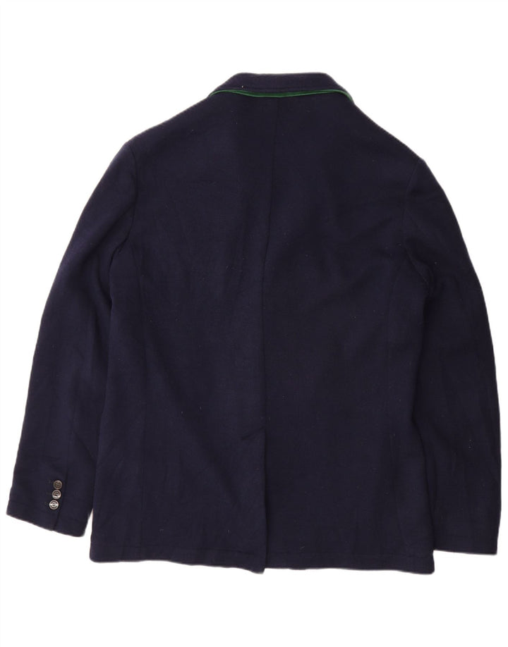 Fred Perry Herre 3-knaps blazerjakke IT 42 XL marineblå bomuld
