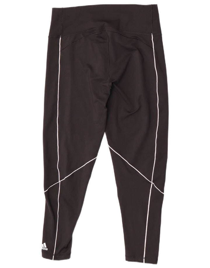 Adidas Dame Leggings UK 20/22 XL Sort Polyester