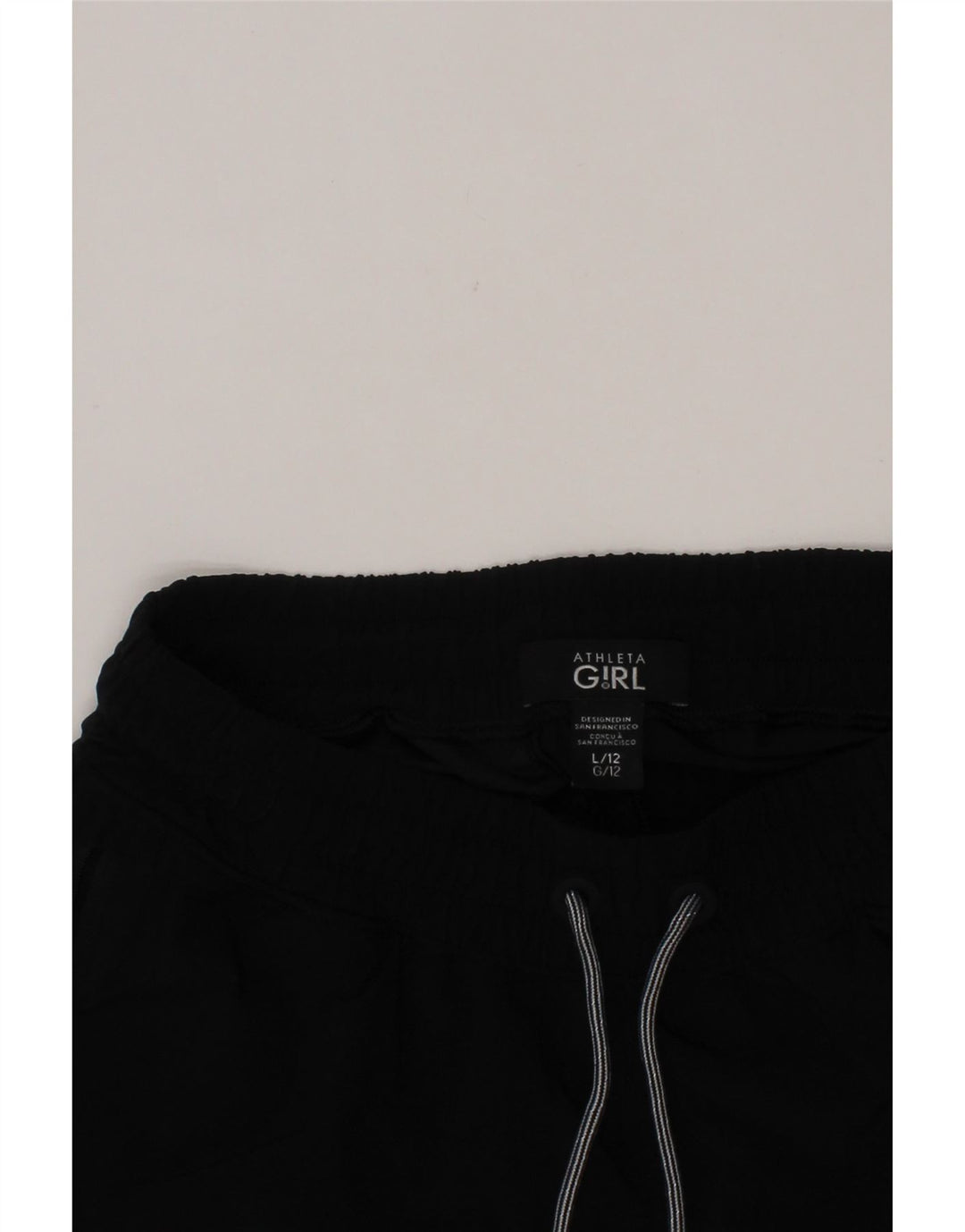 ATHLETA piger sportsshorts 11-12 år store sorte polyester