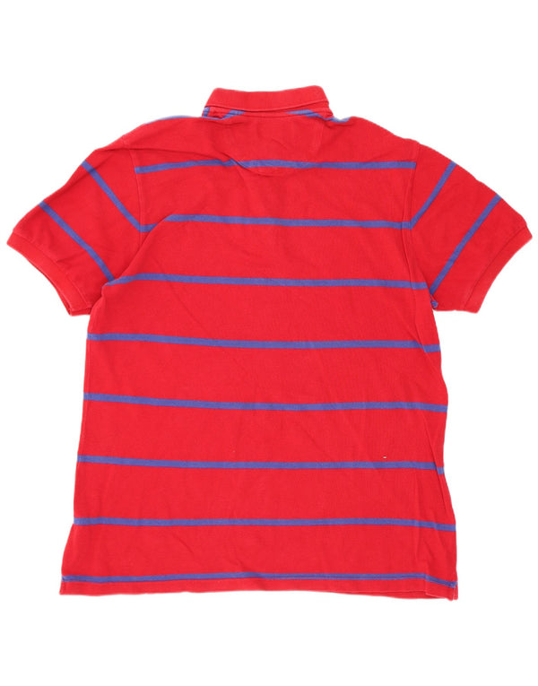 Chaps Herre poloshirt Medium rødstribet bomuld