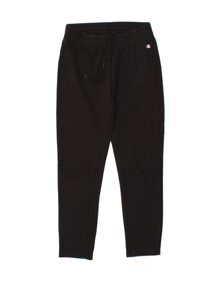 CHAMPION Womens Leggings UK 12 Medium  Black Vintage Champion and Second-Hand Champion from Messina Hembry 