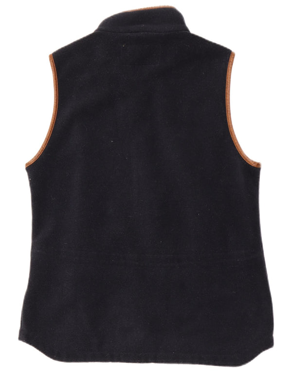 Schoffel Dame Fleece Gilet UK 16 Large Navy Blue Polyester