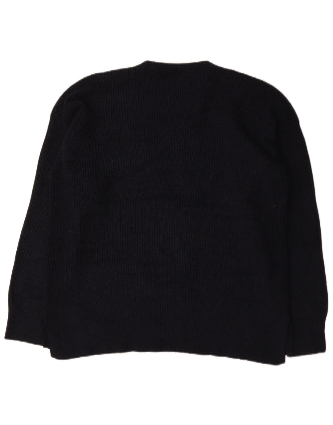 Marks & Spencer Herre sweater med rund hals, stor marineblå viskose